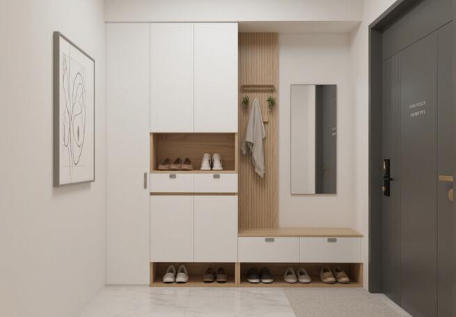 小戶型玄關設計攻略，空間利用最大化